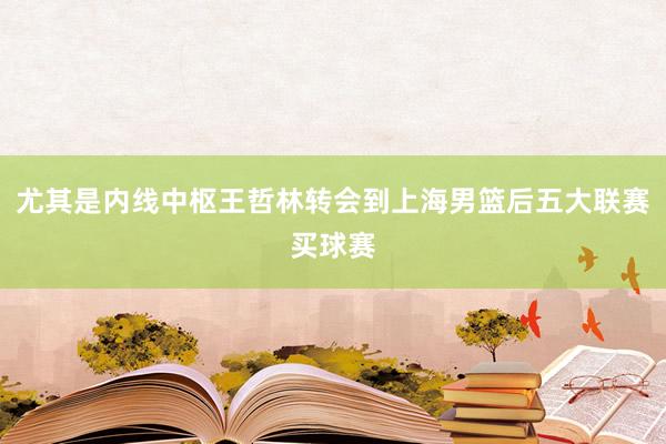 尤其是内线中枢王哲林转会到上海男篮后五大联赛买球赛