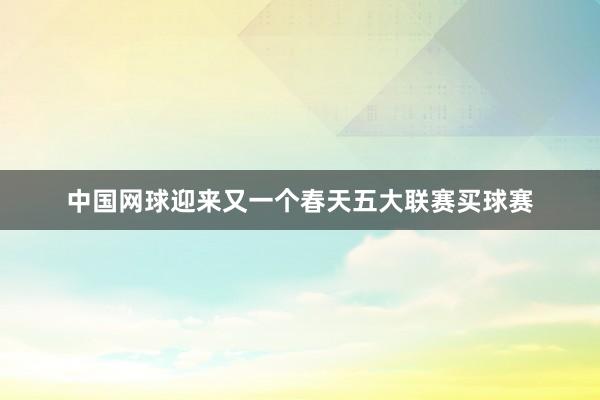 中国网球迎来又一个春天五大联赛买球赛