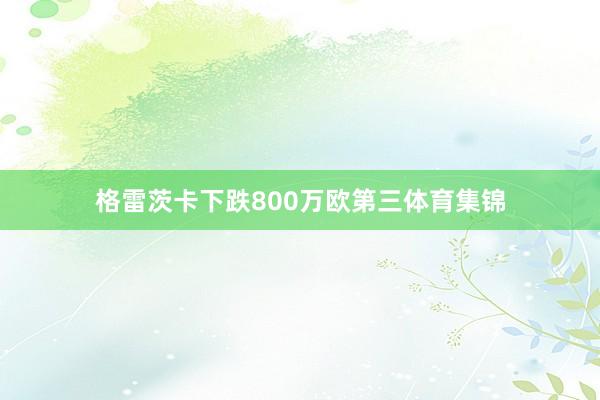 格雷茨卡下跌800万欧第三体育集锦